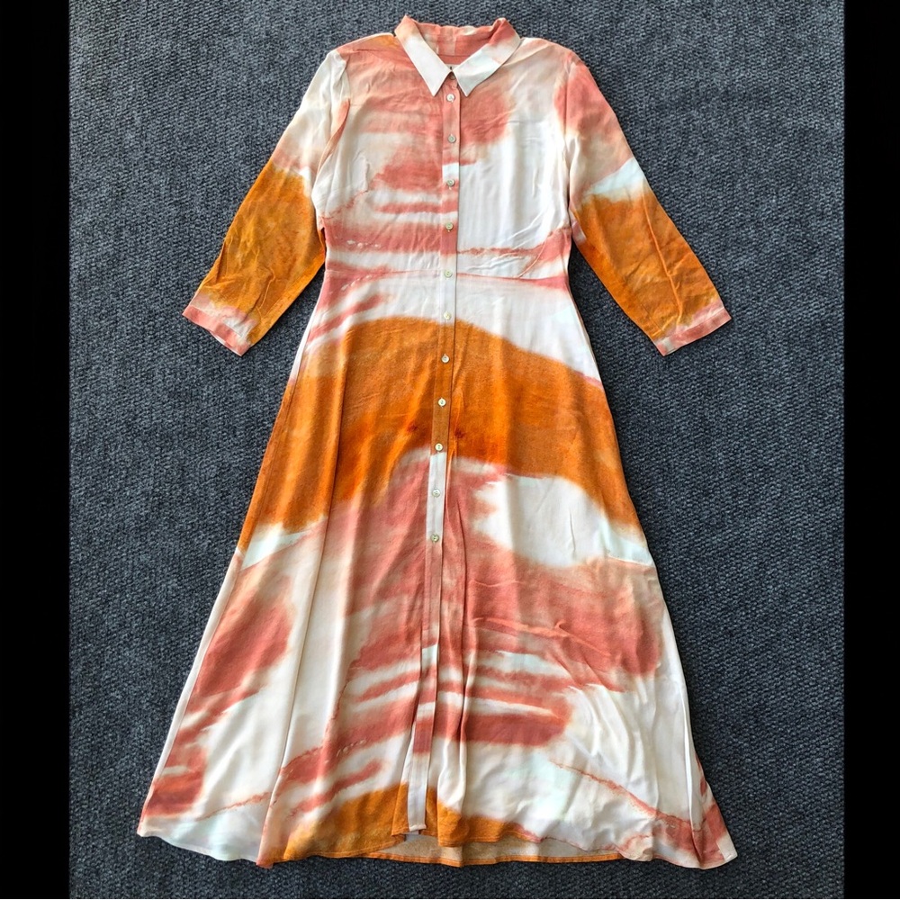 Dolan left coast collection Cora maxi shirtdress size 8